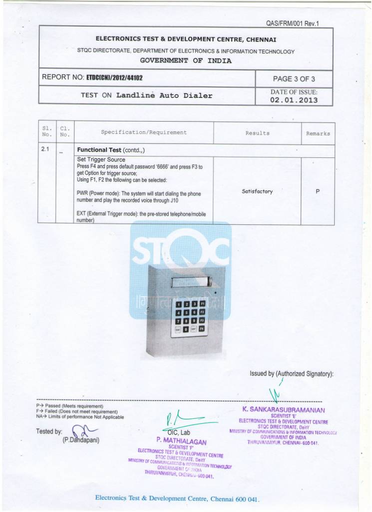 Landline Auto Dialer